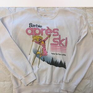 Barbie Après Ski Graphic White Sweater